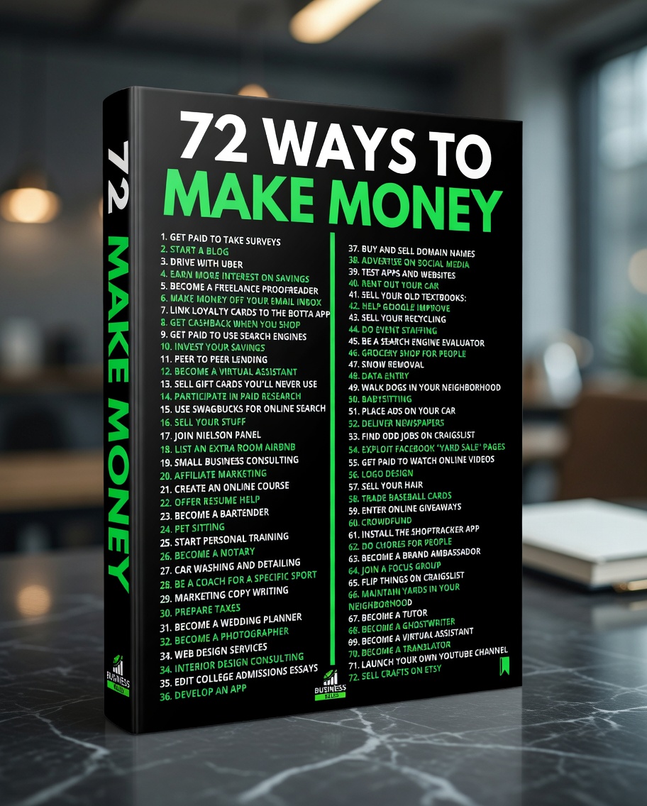 72 Ways To Make Money