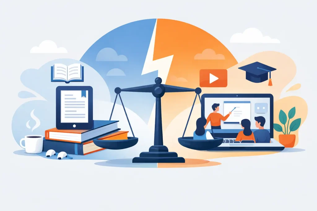 Ebooks vs Online Courses: Which Wins?